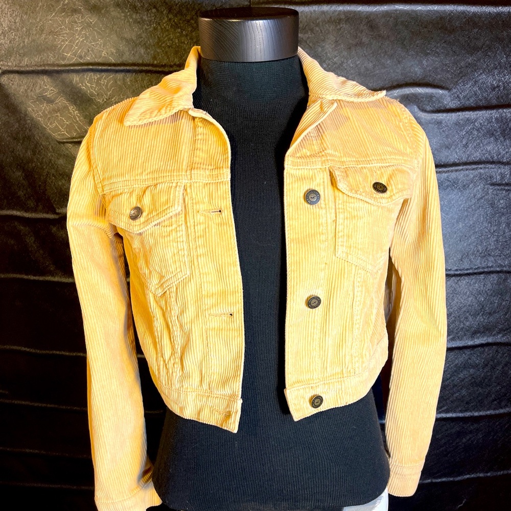 Hollister crop corduroy jacket